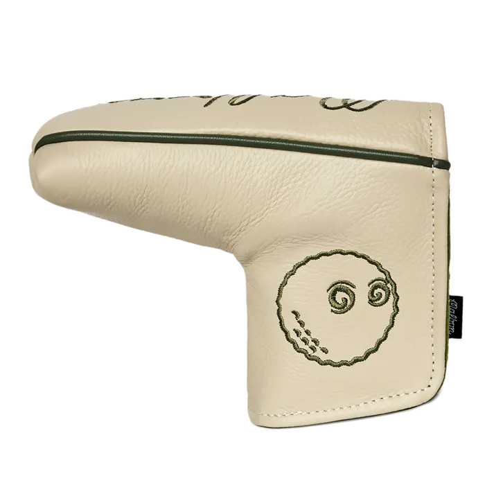 Malbon Golf Blade Putter Headcover|圖片來源:Golf Poser Malbon Golf 皮革刀背推桿套 blade putter headcover