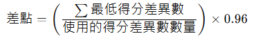 高爾夫差點公式 高爾夫差點公式Golf handicap Index